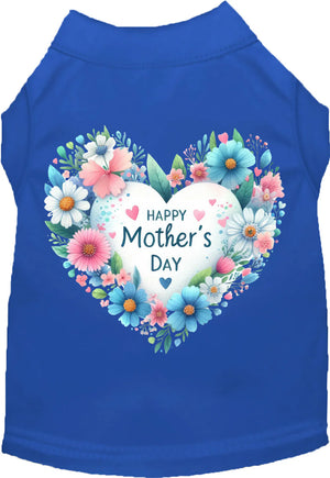 Sweet Mothers Day Screen Print Dog Shirt in Many Colors