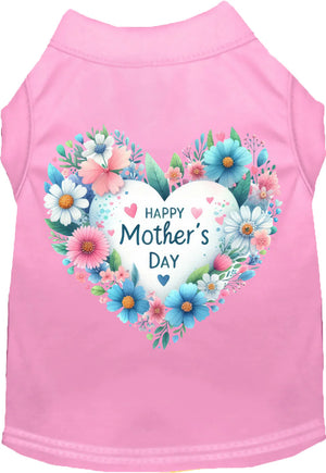 Sweet Mothers Day Screen Print Dog Shirt in Many Colors