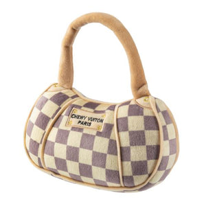 Checker Chewy Vuiton Handbag Plush Toy