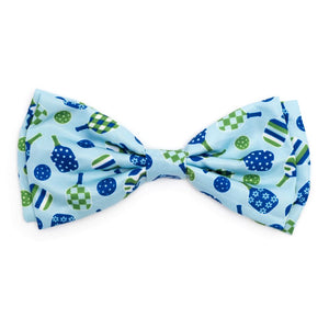 Blue Pickleball Bow Tie