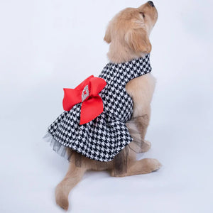 Royal Houndstooth Dress