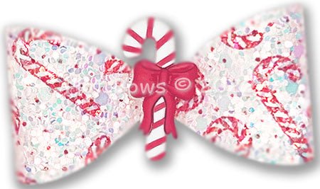 Candy Cane Lane Hair Bow