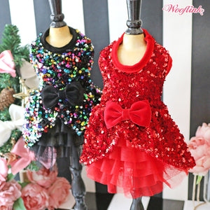 Wooflink Party Time Dress in Red