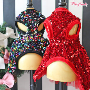 Wooflink Party Time Dress in Multi Sequins