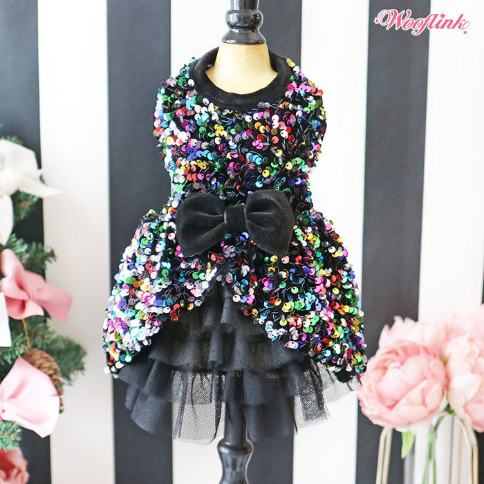 Wooflink Party Time Dress in Multi Sequins