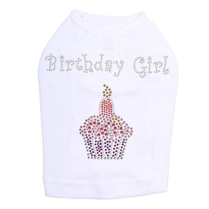 Birthday Girl Rhinestone Tank- Many Colors - Posh Puppy Boutique