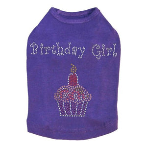 Birthday Girl Rhinestone Tank- Many Colors - Posh Puppy Boutique