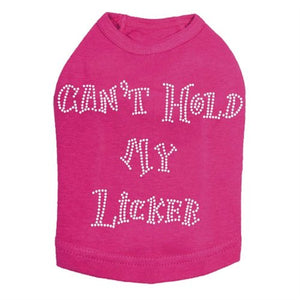 Can't Hold My Licker Rhinestone Tank- Many Colors - Posh Puppy Boutique