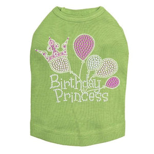 Birthday Princess Rhinestone Tank- Many Colors - Posh Puppy Boutique