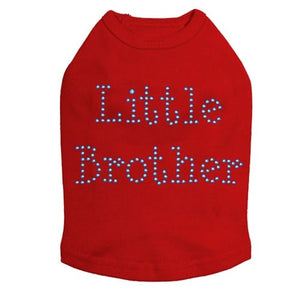 Blue Little Brother Nailheads Dog Tank- Many Colors - Posh Puppy Boutique