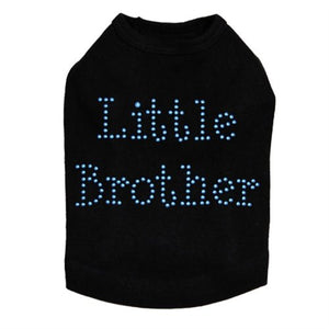 Blue Little Brother Nailheads Dog Tank- Many Colors - Posh Puppy Boutique