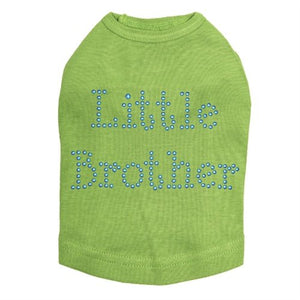 Blue Little Brother Nailheads Dog Tank- Many Colors - Posh Puppy Boutique