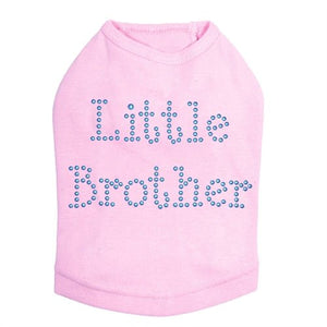 Blue Little Brother Nailheads Dog Tank- Many Colors - Posh Puppy Boutique