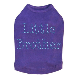 Blue Little Brother Nailheads Dog Tank- Many Colors - Posh Puppy Boutique