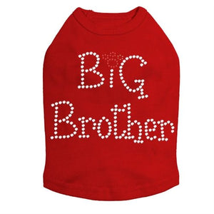 Big Brother Rhinestones Dog Tank- Many Colors - Posh Puppy Boutique