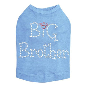 Big Brother Rhinestones Dog Tank- Many Colors - Posh Puppy Boutique