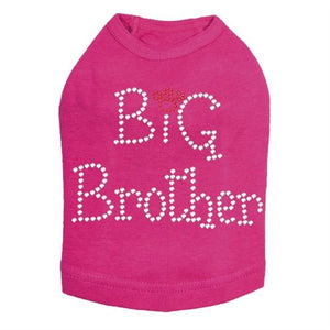 Big Brother Rhinestones Dog Tank- Many Colors - Posh Puppy Boutique