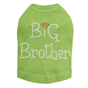 Big Brother Rhinestones Dog Tank- Many Colors - Posh Puppy Boutique