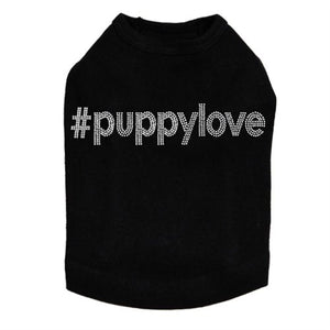 #puppylove - Rhinestone Dog Tank - Many Colors - Posh Puppy Boutique