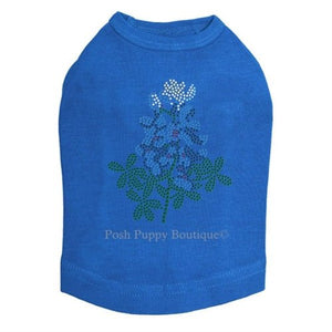 Bluebonnet Rhinestone Tanks- Many Colors - Posh Puppy Boutique