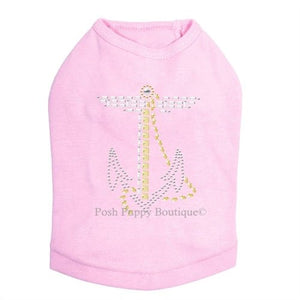 Anchor Nailheads Tanks- Many Colors - Posh Puppy Boutique