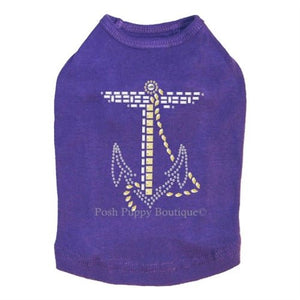 Anchor Nailheads Tanks- Many Colors - Posh Puppy Boutique