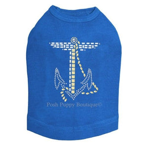 Anchor Nailheads Tanks- Many Colors - Posh Puppy Boutique