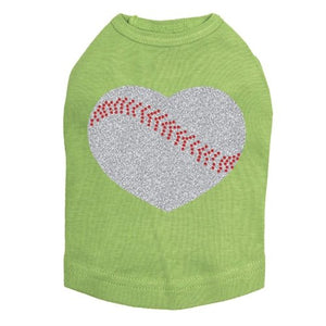 Baseball Heart Dog Tank in Many Colors - Posh Puppy Boutique