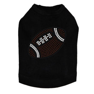 Brown Football Rhinestone Tank - Many Colors - Posh Puppy Boutique