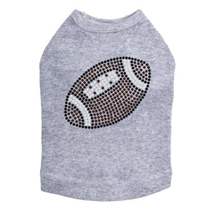 Brown Football Rhinestone Tank - Many Colors - Posh Puppy Boutique