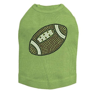 Brown Football Rhinestone Tank - Many Colors - Posh Puppy Boutique