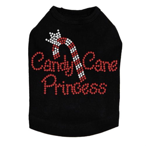 Candy Cane Princess Rhinestone Tank - Many Colors