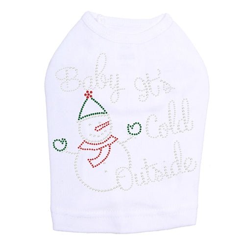 "Baby It's Cold Outside" Snowman in White