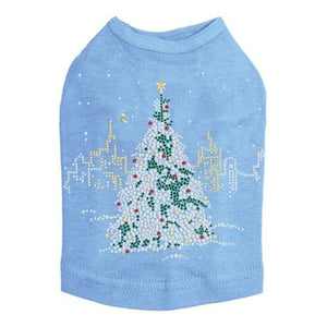 Christmas Tree in the City Dog Tank - Many Colors