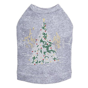 Christmas Tree in the City Dog Tank - Many Colors