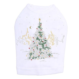 Christmas Tree in the City Dog Tank - Many Colors