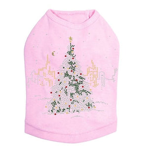 Christmas Tree in the City Dog Tank - Many Colors