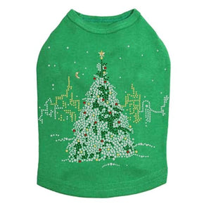 Christmas Tree in the City Dog Tank - Many Colors