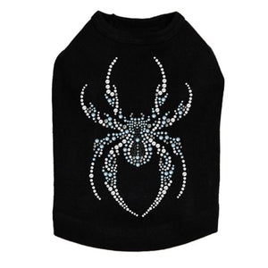 Blue Spider Rhinestones Tank Top - Many Colors - Posh Puppy Boutique