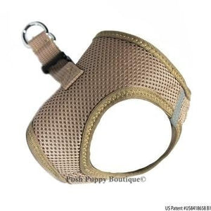 American River Ultra Choke Free Dog Harness- Fossil Brown - Posh Puppy Boutique