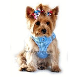 American River Ultra Choke Free Dog Harness - Light Blue - Posh Puppy Boutique