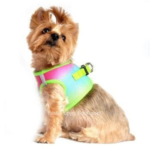 American River Ultra Choke Free Dog Harness- Ombre Collection -Rainbow - Posh Puppy Boutique