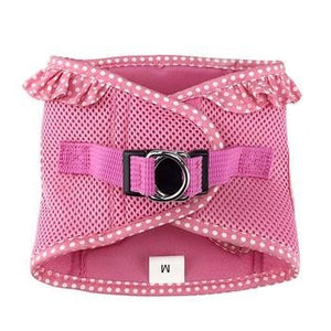 American River Choke Free Harness - Pink Polka Dot - Posh Puppy Boutique