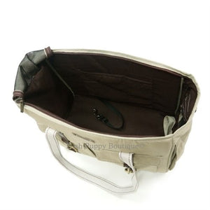 Buckle Tote V2 Carrier- Beige - Posh Puppy Boutique