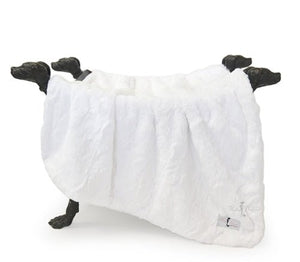 Bella Blanket in Heavenly Ivory - Posh Puppy Boutique