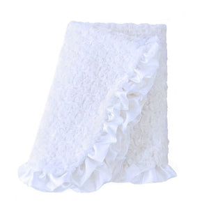 Baby Ruffle Blanket- Many Colors - Posh Puppy Boutique