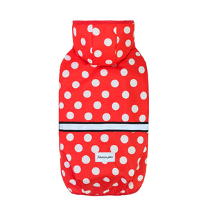 Red and White Polka Dot Raincoat