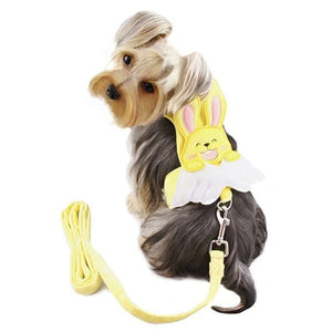 Bunny Angel Harneess with Matching Leash - Posh Puppy Boutique