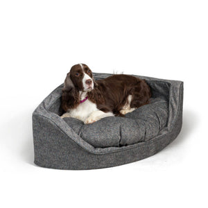 Luxury Overstuffed Corner Dog Bed - Show Dog Collection