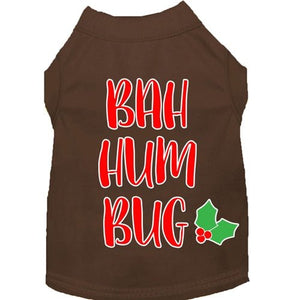 Bah Humbug Screen Print Dog Shirt in Many Colors - Posh Puppy Boutique